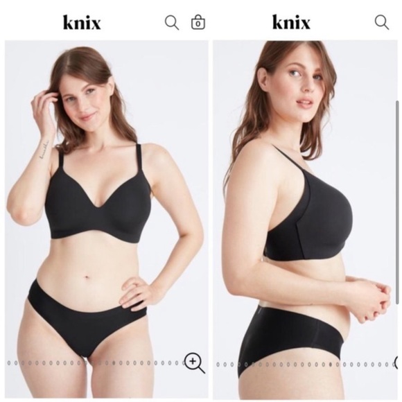 Knix Sz 7+ WingWoman Contour Bra in Black 36F 36G 38F 38G - Picture 3 of 15